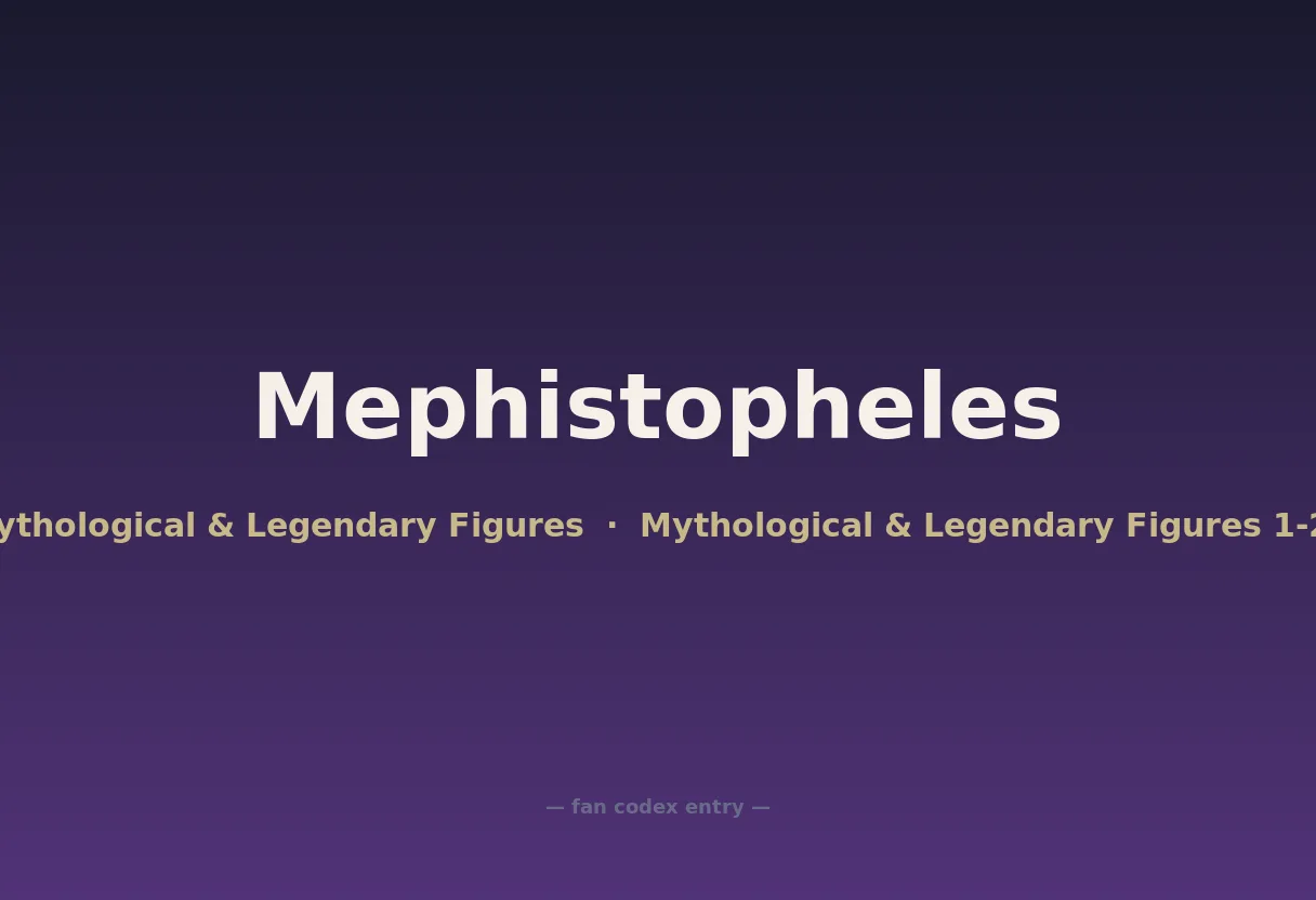 Mephistopheles