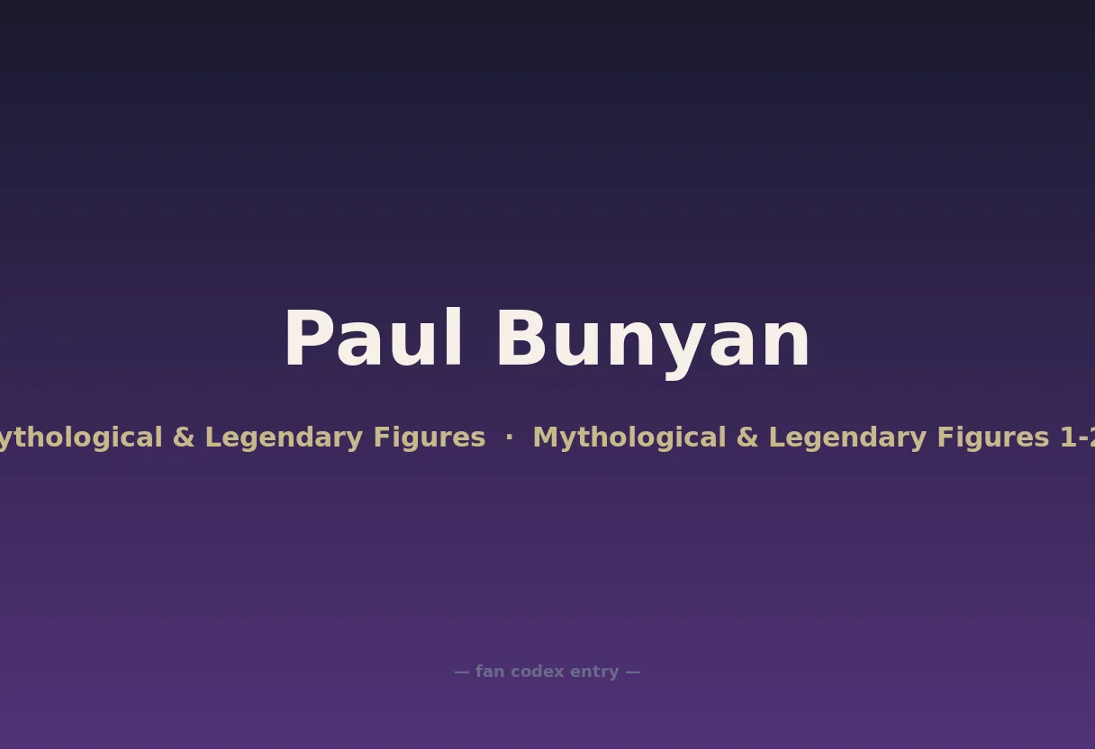 Paul Bunyan