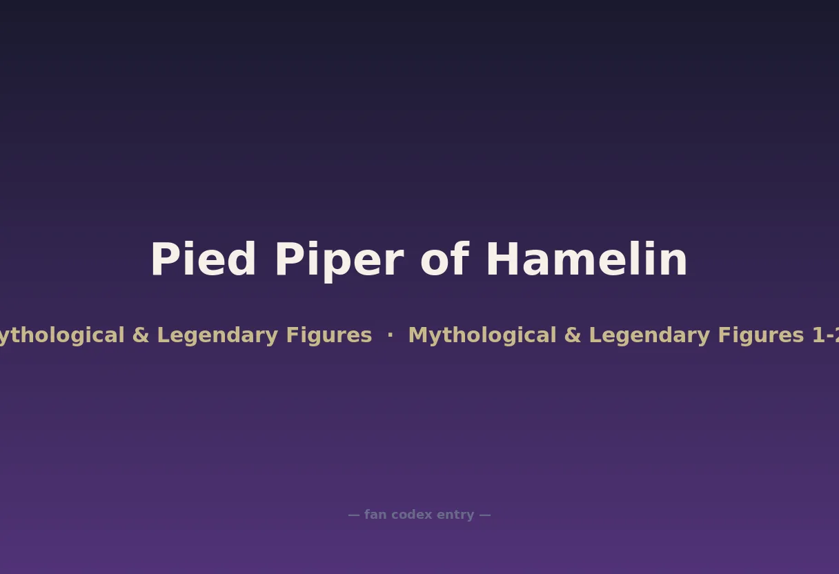 Pied Piper of Hamelin