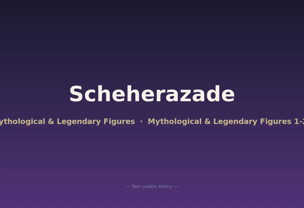 Scheherazade