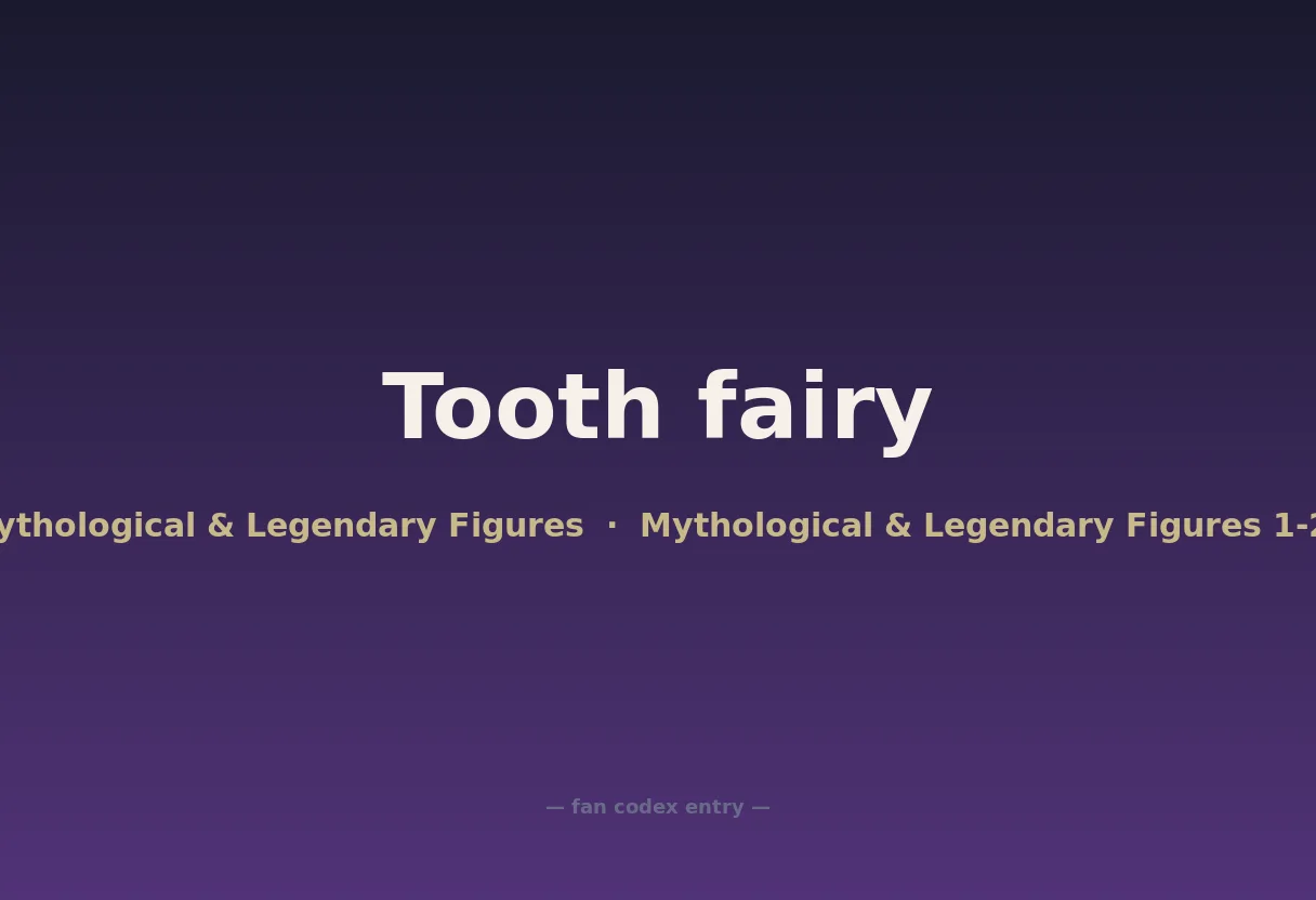 Tooth fairy